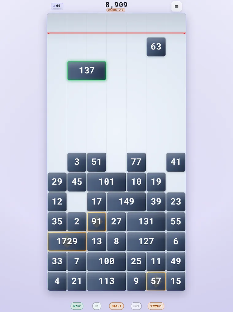 Prime Catcher on iPad